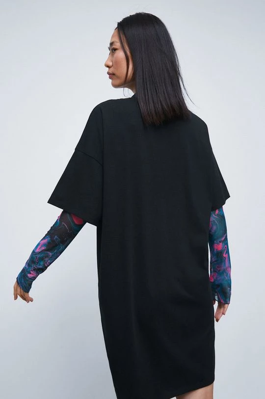 Γυναικεία Φορέματα Βαμβακερό φόρεμα Medicine μαύρο 5 Γυναικεία Φορέματα Βαμβακερό φόρεμα Medicine μαύρο - Image 3