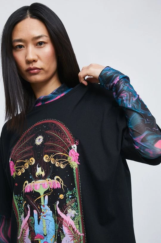 Γυναικεία Φορέματα Βαμβακερό φόρεμα Medicine μαύρο 6 Γυναικεία Φορέματα Βαμβακερό φόρεμα Medicine μαύρο - Image 4