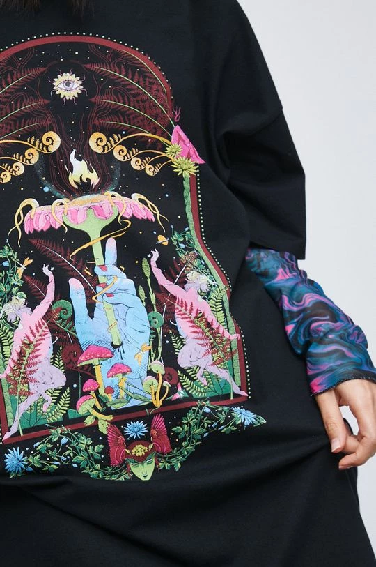 Γυναικεία Φορέματα Βαμβακερό φόρεμα Medicine μαύρο 7 Γυναικεία Φορέματα Βαμβακερό φόρεμα Medicine μαύρο - Image 5