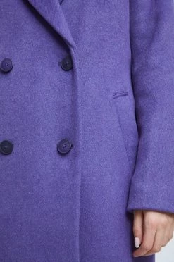 Γυναικεία Παλτά Παλτό από μείγμα μαλλιού Medicine μοβ -Φτηνός Medicine Κατάστημα unnamed file 11