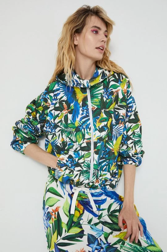 Γυναικεία Με φερμουάρ Βαμβακερή μπλούζα Medicine χρώμα: μπεζ 3 Γυναικεία Με φερμουάρ Βαμβακερή μπλούζα Medicine χρώμα: μπεζ