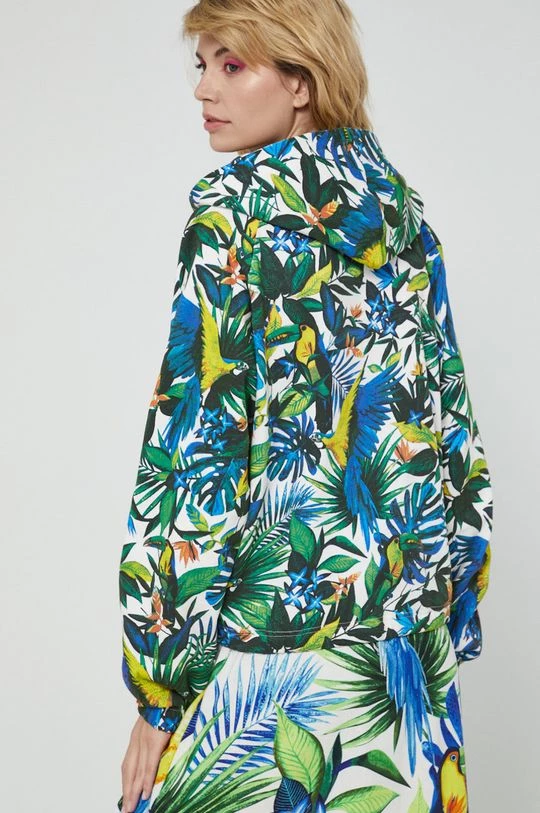 Γυναικεία Με φερμουάρ Βαμβακερή μπλούζα Medicine χρώμα: μπεζ 5 Γυναικεία Με φερμουάρ Βαμβακερή μπλούζα Medicine χρώμα: μπεζ - Image 3