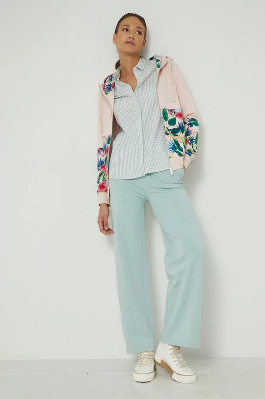 Γυναικεία Με φερμουάρ Βαμβακερή μπλούζα Medicine χρώμα: ροζ 4 Γυναικεία Με φερμουάρ Βαμβακερή μπλούζα Medicine χρώμα: ροζ - Image 2