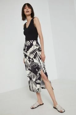 Γυναικεία Φούστες Φούστα από λινό μείγμα Medicine μαύρο -Φτηνός Medicine Κατάστημα unnamed file 1162