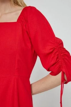 Γυναικεία Φορέματα Φόρεμα από λινό μείγμα Medicine κόκκινο -Φτηνός Medicine Κατάστημα unnamed file 1169