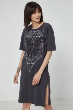 Γυναικεία Φορέματα Βαμβακερό φόρεμα Medicine γκρι