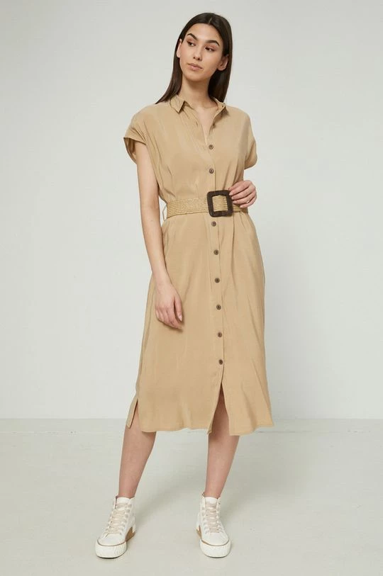 Γυναικεία Φορέματα Φόρεμα Medicine μπεζ 3 Γυναικεία Φορέματα Φόρεμα Medicine μπεζ