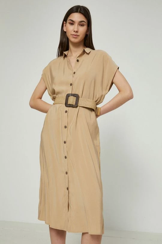 Γυναικεία Φορέματα Φόρεμα Medicine μπεζ 4 Γυναικεία Φορέματα Φόρεμα Medicine μπεζ - Image 2