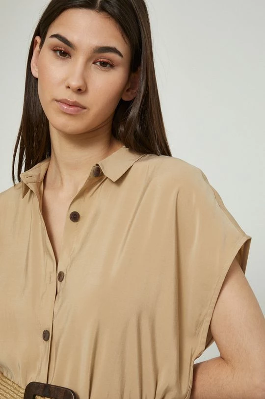 Γυναικεία Φορέματα Φόρεμα Medicine μπεζ 6 Γυναικεία Φορέματα Φόρεμα Medicine μπεζ - Image 4