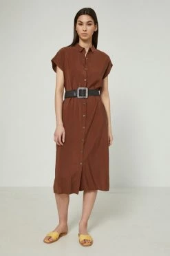 Γυναικεία Φορέματα Φόρεμα Medicine καφέ