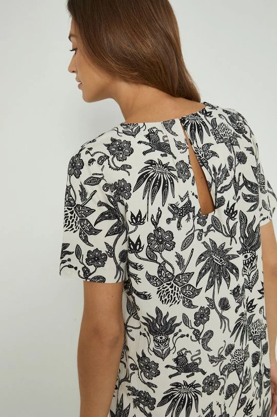 Γυναικεία Φορέματα Φόρεμα από λινό μείγμα Medicine μπεζ 7 Γυναικεία Φορέματα Φόρεμα από λινό μείγμα Medicine μπεζ - Image 5