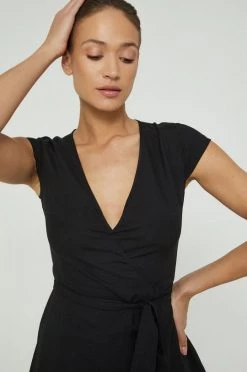 Γυναικεία Φορέματα Φόρεμα από λινό μείγμα Medicine μαύρο -Φτηνός Medicine Κατάστημα unnamed file 1215