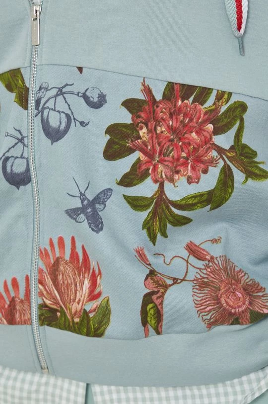 Γυναικεία Με φερμουάρ Βαμβακερή μπλούζα Medicine χρώμα: πράσινο 7 Γυναικεία Με φερμουάρ Βαμβακερή μπλούζα Medicine χρώμα: πράσινο - Image 5