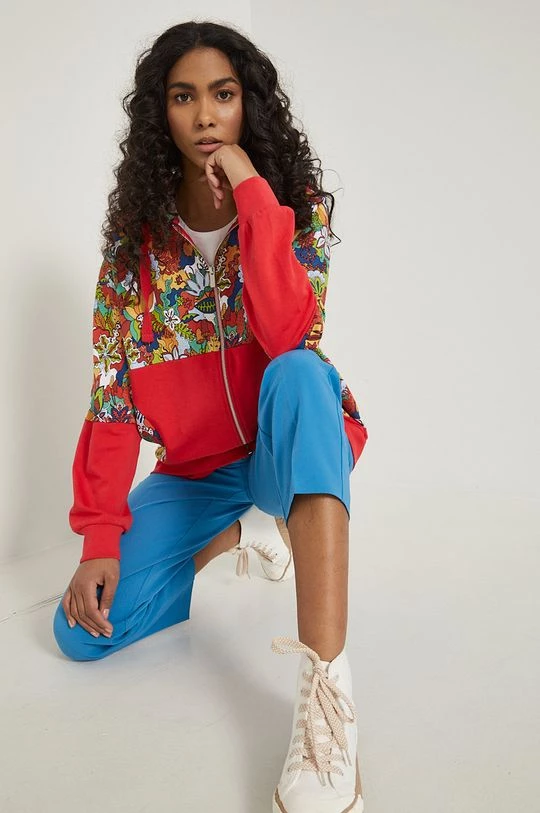 Γυναικεία Με φερμουάρ Βαμβακερή μπλούζα Medicine χρώμα: πορτοκαλί, 3 Γυναικεία Με φερμουάρ Βαμβακερή μπλούζα Medicine χρώμα: πορτοκαλί,