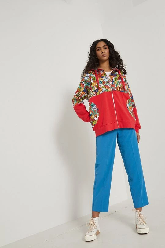 Γυναικεία Με φερμουάρ Βαμβακερή μπλούζα Medicine χρώμα: πορτοκαλί, 5 Γυναικεία Με φερμουάρ Βαμβακερή μπλούζα Medicine χρώμα: πορτοκαλί, - Image 3