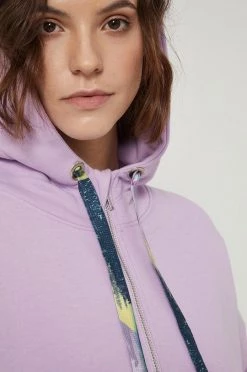 Γυναικεία Με φερμουάρ Μπλούζα Medicine χρώμα: μοβ, -Φτηνός Medicine Κατάστημα unnamed file 1360