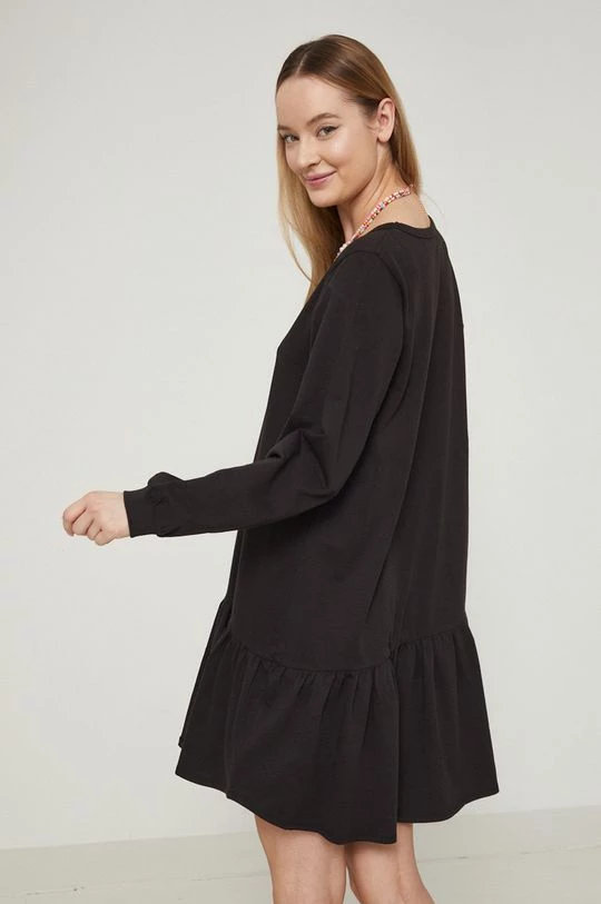 Γυναικεία Φορέματα Βαμβακερό φόρεμα Medicine μαύρο, 5 Γυναικεία Φορέματα Βαμβακερό φόρεμα Medicine μαύρο, - Image 3