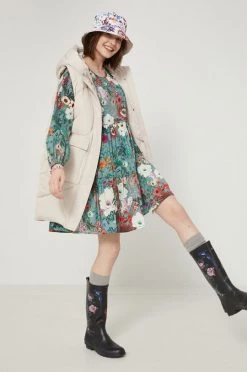 Γυναικεία Φορέματα Medicine - Φόρεμα Flower Oasis παστέλ ροζ