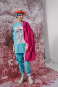 Γυναικεία Χωρίς φερμουάρ Medicine - Μπλούζα Eviva L'arte θαλάσσιος