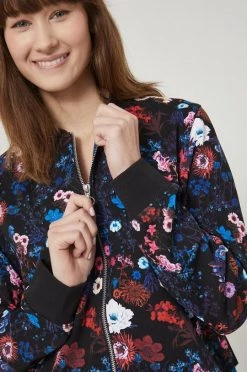 Γυναικεία Με φερμουάρ Medicine - Βαμβακερή μπλούζα Flower Oasis μαύρο -Φτηνός Medicine Κατάστημα unnamed file 1503