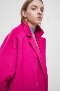 Γυναικεία Παλτά Medicine - Μάλλινο παλτό Essential έντονο ροζ -Φτηνός Medicine Κατάστημα unnamed file 1509