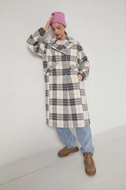 Γυναικεία Παλτά Medicine - Παλτό από μείγμα μαλλιού Essential πολύχρωμο -Φτηνός Medicine Κατάστημα unnamed file 1514