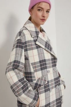 Γυναικεία Παλτά Medicine - Παλτό από μείγμα μαλλιού Essential πολύχρωμο -Φτηνός Medicine Κατάστημα unnamed file 1515