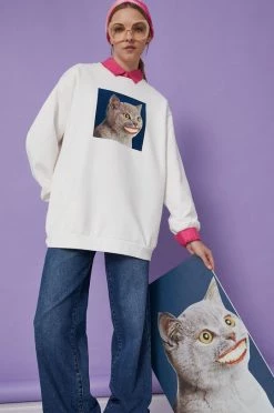 Γυναικεία Χωρίς φερμουάρ Medicine - Βαμβακερή μπλούζα Wisława Szymborska κρεμ -Φτηνός Medicine Κατάστημα unnamed file 1576