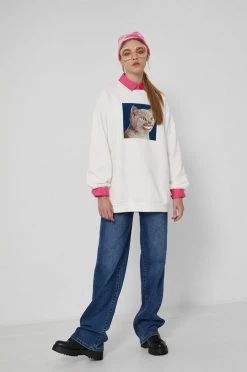 Γυναικεία Χωρίς φερμουάρ Medicine - Βαμβακερή μπλούζα Wisława Szymborska κρεμ -Φτηνός Medicine Κατάστημα unnamed file 1577