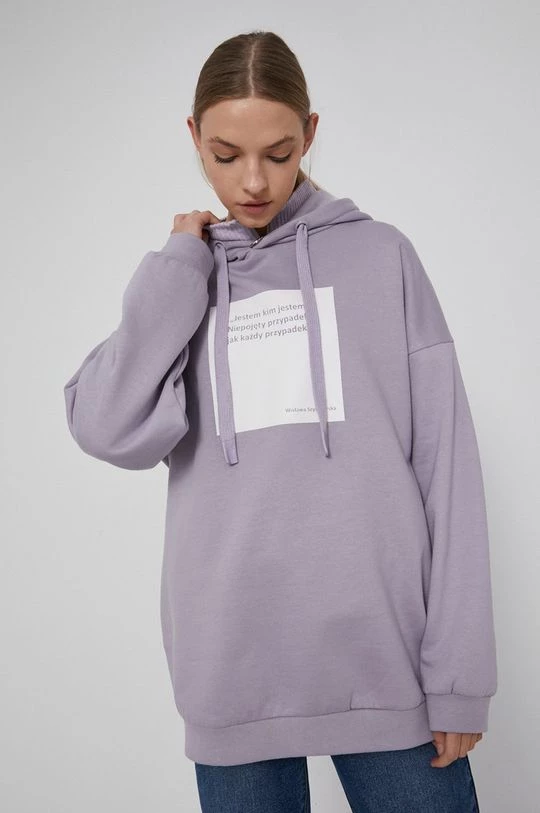 Γυναικεία Χωρίς φερμουάρ Medicine - Βαμβακερή μπλούζα Wisława Szymborska λεβάντα 6 Γυναικεία Χωρίς φερμουάρ Medicine - Βαμβακερή μπλούζα Wisława Szymborska λεβάντα - Image 4