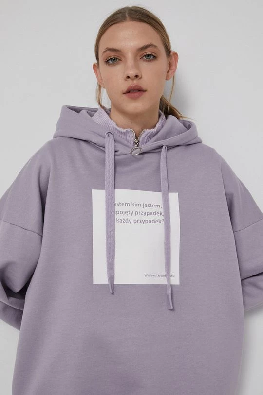 Γυναικεία Χωρίς φερμουάρ Medicine - Βαμβακερή μπλούζα Wisława Szymborska λεβάντα 7 Γυναικεία Χωρίς φερμουάρ Medicine - Βαμβακερή μπλούζα Wisława Szymborska λεβάντα - Image 5