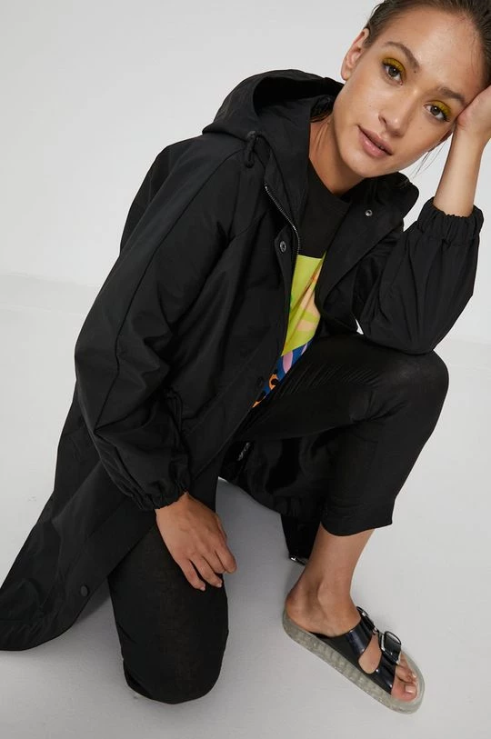 Γυναικεία Παλτά Medicine - Eπανωφόρι Essential μαύρο 6 Γυναικεία Παλτά Medicine - Eπανωφόρι Essential μαύρο - Image 4