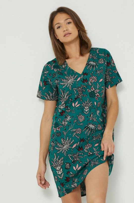 Γυναικεία Φορέματα Φόρεμα από λινό μείγμα Medicine πράσινο 3 Γυναικεία Φορέματα Φόρεμα από λινό μείγμα Medicine πράσινο