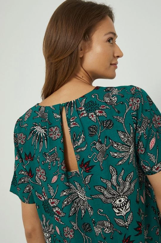 Γυναικεία Φορέματα Φόρεμα από λινό μείγμα Medicine πράσινο 6 Γυναικεία Φορέματα Φόρεμα από λινό μείγμα Medicine πράσινο - Image 4