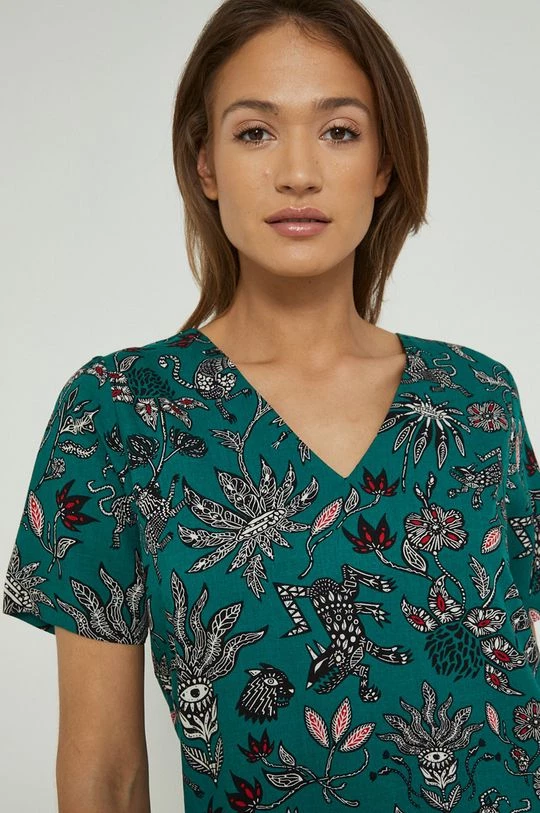 Γυναικεία Φορέματα Φόρεμα από λινό μείγμα Medicine πράσινο 7 Γυναικεία Φορέματα Φόρεμα από λινό μείγμα Medicine πράσινο - Image 5