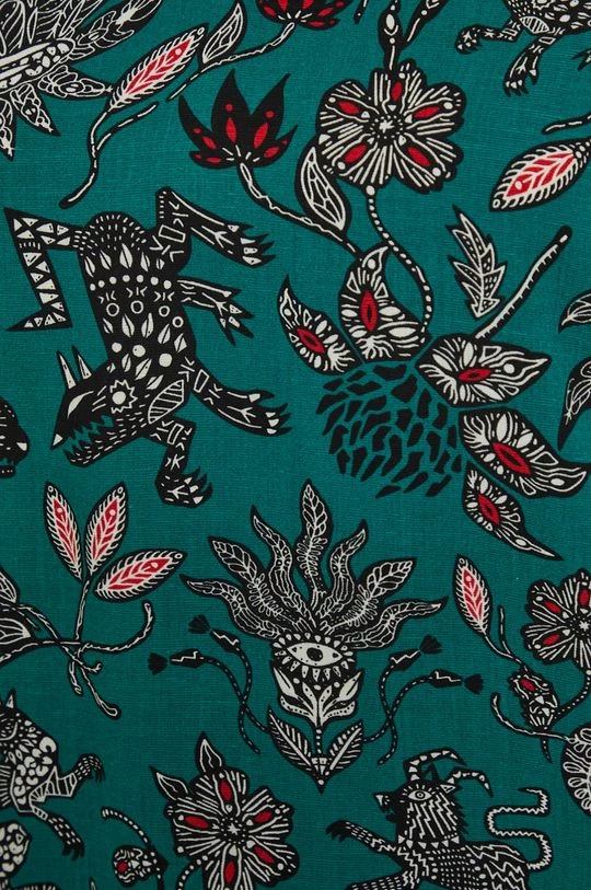 Γυναικεία Φορέματα Φόρεμα από λινό μείγμα Medicine πράσινο 8 Γυναικεία Φορέματα Φόρεμα από λινό μείγμα Medicine πράσινο - Image 6