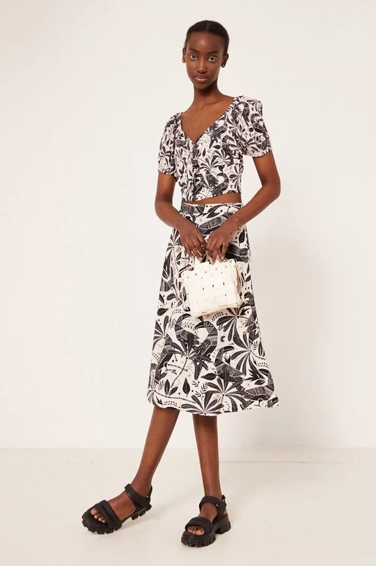 Γυναικεία Φούστες Λινή φούστα Medicine μπεζ, 4 Γυναικεία Φούστες Λινή φούστα Medicine μπεζ, - Image 2