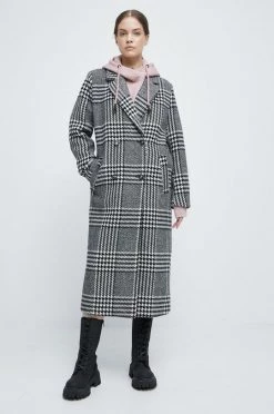 Γυναικεία Παλτά Παλτό από μείγμα μαλλιού Medicine μαύρο -Φτηνός Medicine Κατάστημα unnamed file 183