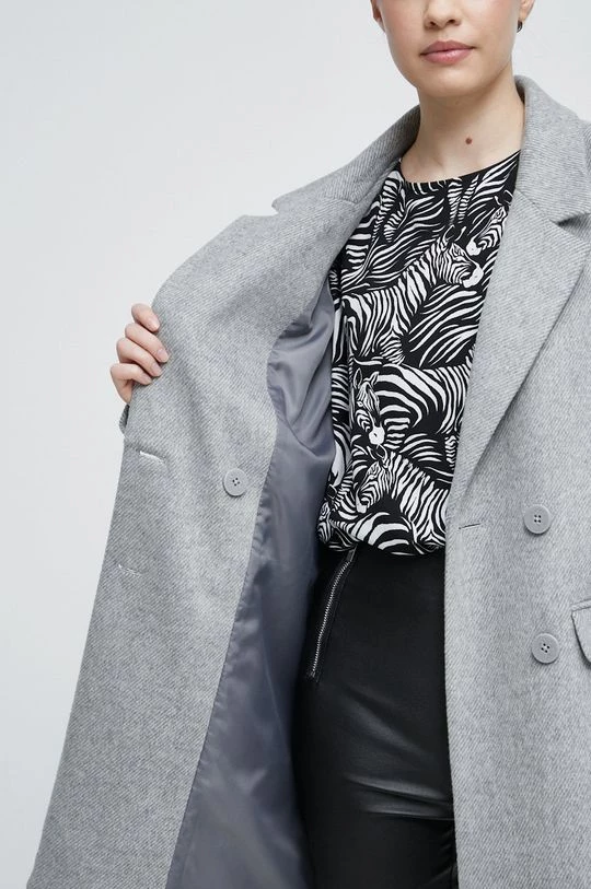 Γυναικεία Παλτά Παλτό από μείγμα μαλλιού Medicine γκρι 8 Γυναικεία Παλτά Παλτό από μείγμα μαλλιού Medicine γκρι - Image 6