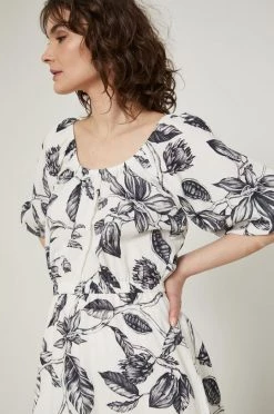 Γυναικεία Φορέματα Φόρεμα από λινό μείγμα Medicine μπεζ -Φτηνός Medicine Κατάστημα unnamed file 1949