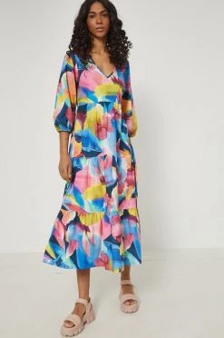 Γυναικεία Φορέματα Βαμβακερό φόρεμα Medicine πολύχρωμο -Φτηνός Medicine Κατάστημα unnamed file 1952