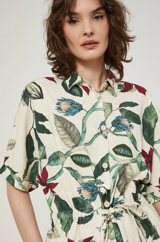 Γυναικεία Φορέματα Φόρεμα από λινό μείγμα Medicine πολύχρωμο 6 Γυναικεία Φορέματα Φόρεμα από λινό μείγμα Medicine πολύχρωμο - Image 4