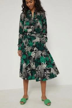 Γυναικεία Φούστες Βαμβακερή φούστα Medicine μαύρο,