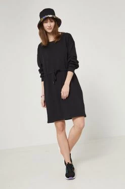 Γυναικεία Φορέματα Medicine - Βαμβακερό φόρεμα Essential έντονο ροζ