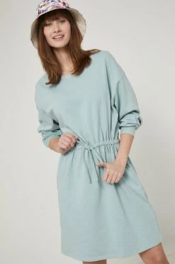 Γυναικεία Φορέματα Medicine - Βαμβακερό φόρεμα Essential έντονο ροζ