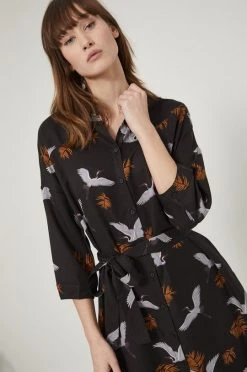 Γυναικεία Φορέματα Medicine - Φόρεμα Daily Pleasures μαύρο