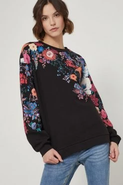 Γυναικεία Χωρίς φερμουάρ Βαμβακερή μπλούζα Medicine χρώμα: μαύρο,