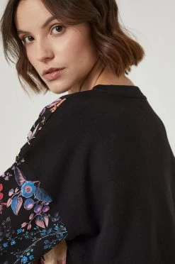 Γυναικεία Χωρίς φερμουάρ Βαμβακερή μπλούζα Medicine χρώμα: μαύρο, -Φτηνός Medicine Κατάστημα unnamed file 2081