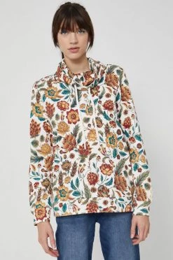 Γυναικεία Χωρίς φερμουάρ Medicine - Βαμβακερή μπλούζα Commercial κρεμ