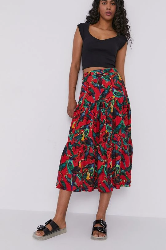Γυναικεία Φούστες Medicine - Φούστα Tropical Chaos κόκκινο 3 Γυναικεία Φούστες Medicine - Φούστα Tropical Chaos κόκκινο